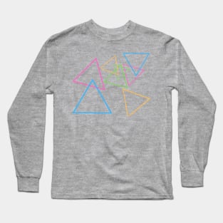 Triangle Texture Long Sleeve T-Shirt